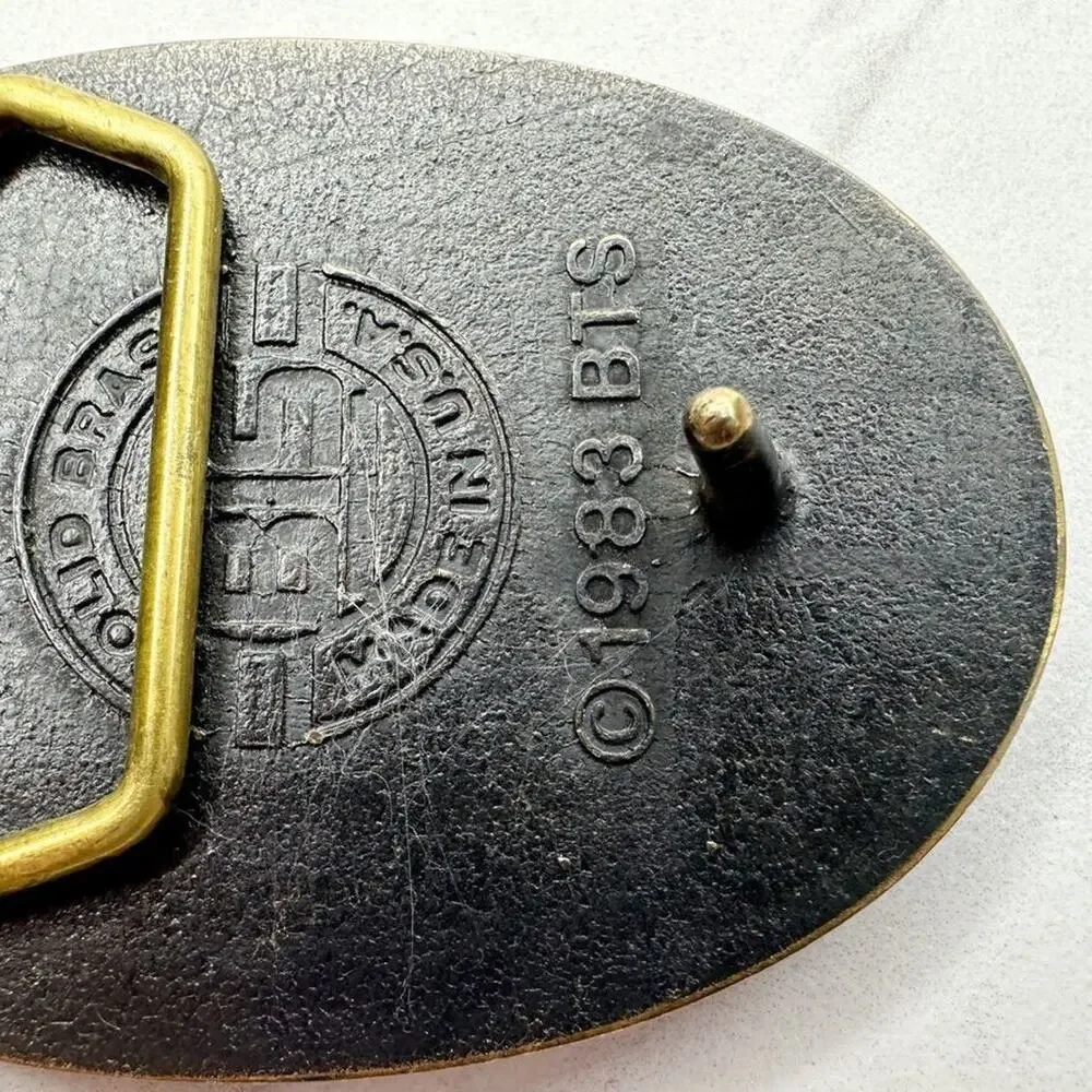 Vintage 1983 Robert J Jenkins & Co Webster Texas Belt Buckle ✨